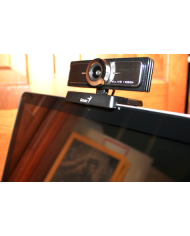 WEBCAM GENIUS F100 12MP WIDE_120_GRADOS FHD 1080p 30FPS USB NEGRA