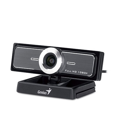 WEBCAM GENIUS F100 12MP WIDE_120_GRADOS FHD 1080p 30FPS USB NEGRA