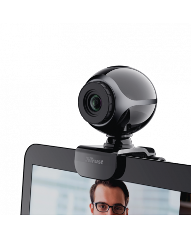 WEBCAM TRUST EXIS 640x480 NEGRA + MIC