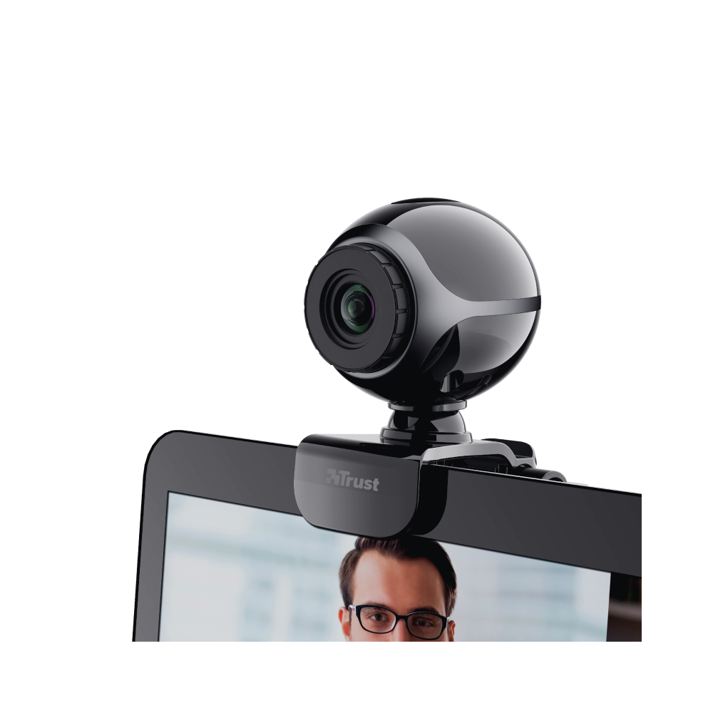 WEBCAM TRUST EXIS 640x480 NEGRA + MIC