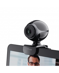 WEBCAM TRUST EXIS 640x480 NEGRA + MIC
