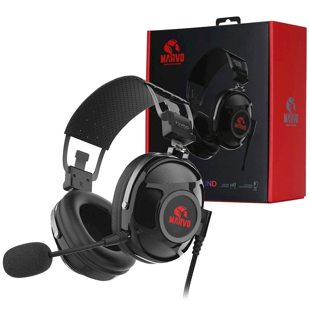 HEADSET MARVO HG9053 LED 7.1 SURROUND PRO GAMING SCORPION