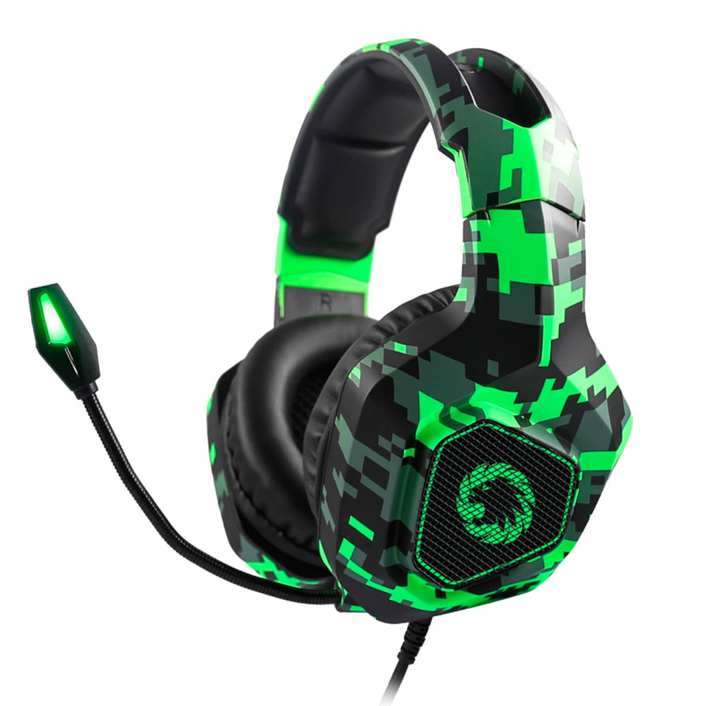 HEADSET GAMEMAX HG300 LED CAMUFLAJE 3D SORROUND HEADSET GAMEMAX HG300 LED CAMUFLAJE 3D SORROUND