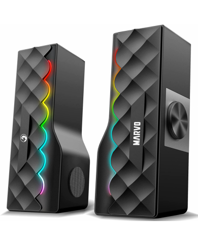 PARLANTES MARVO SG-280 RGB SOUNDBAR 2.0 WIRELESS