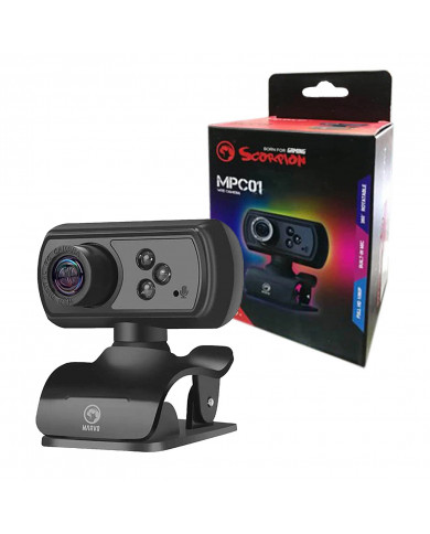 WEBCAM MARVO MPC01  HD 1080P 5MP USB 360°