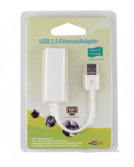 ADAPTADOR USB2.0 A LAN RJ45 ETHERNET 10-100MBPS BLANCO