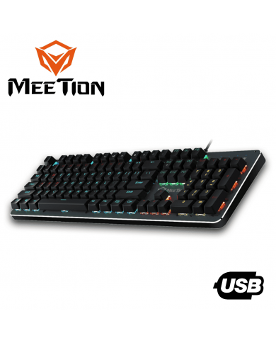 TECLADO MEETION MK007 MECANICO BLUE SWITCH RGB