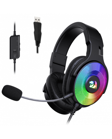HEADSET REDRAGON PANDORA2 H350RGB USB GAMING