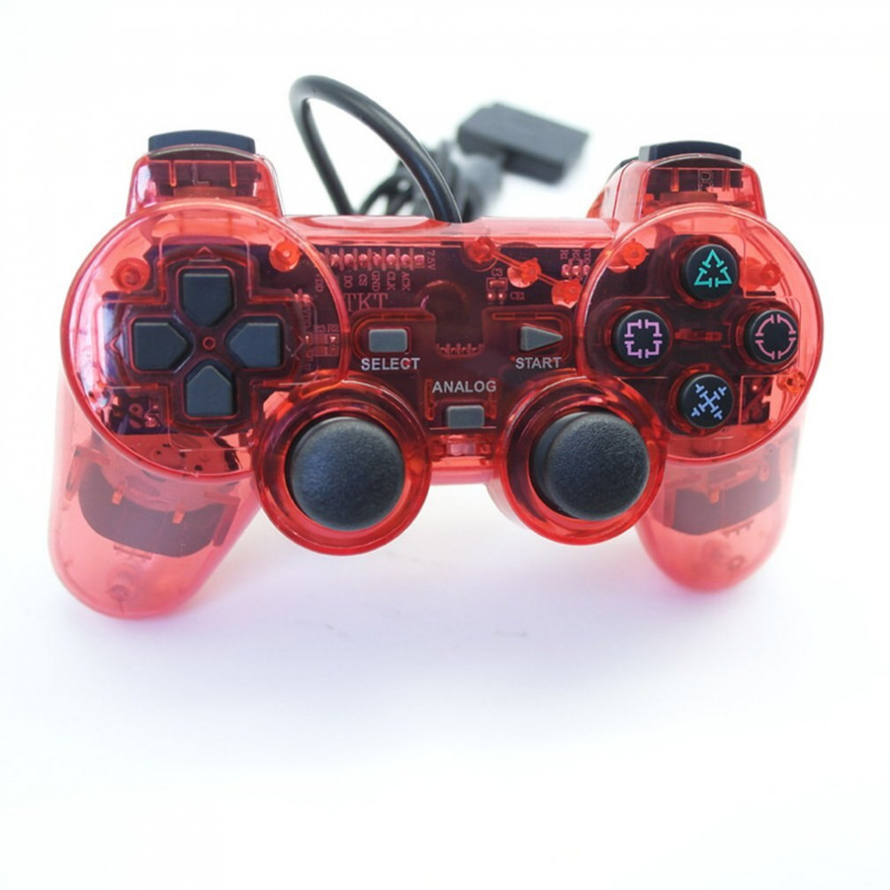 GAMEPAD DOUBLE SHOCK USB ROJA 1.5M