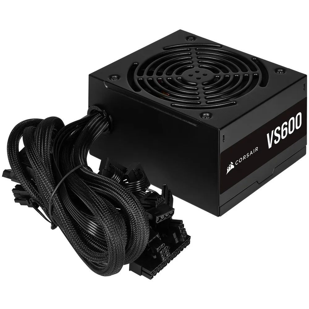FUENTE DE PODER CORSAIR VS600 80PLUS  ATX 120mm CP-9020224-WW