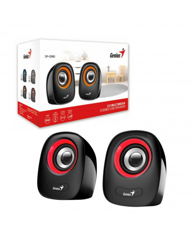 PARLANTES GENIUS SP-Q160 ROJO 2.0 USB