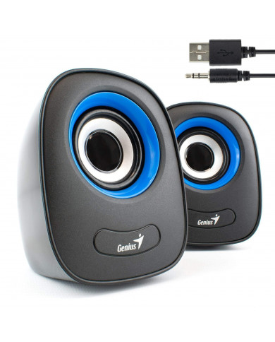 PARLANTES GENIUS SP-Q160 AZUL 2.0 USB