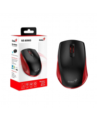 MOUSE GENIUS NX-8006S WIRELESS ROJO/NEGRO