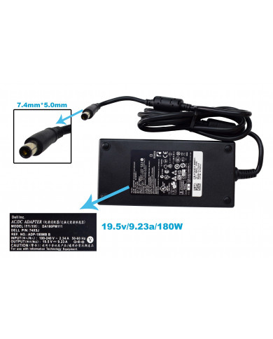 CARGADOR DELL 19.5V 9.23A 180W PUNTA AGUJA