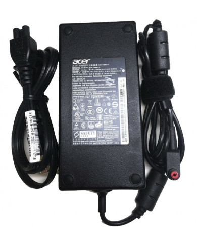 CARGADOR ACER 18.5V 9.23A 180W PUNTA ROJA FINA  - 100% ORIGINAL
