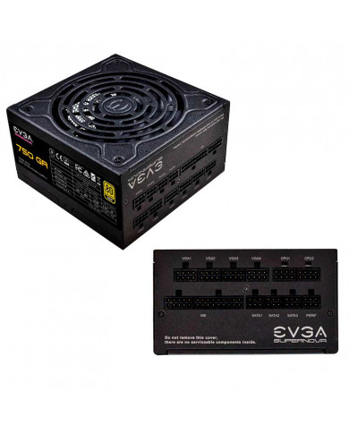 FUENTE DE PODER EVGA 750 GA SUPERNOVA 80P GOLD 750W / 220-GA-0750-X1