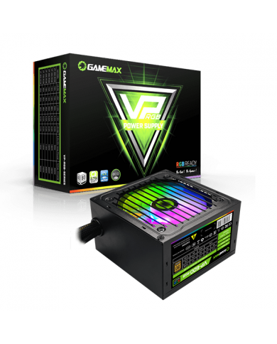 FUENTE DE PODER GAMEMAX VP-600 RGB 80P BRONZE