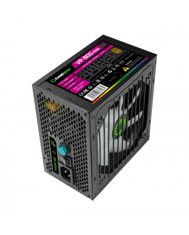 FUENTE DE PODER GAMEMAX 800W RGB VP-800 80P BRONZE ECO ULTRA SILENCIOSA