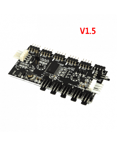 CONTROLADOR GAMEMAX PWM-RGB INTERFAZ DE VENTILADOR V1.5 COOLER