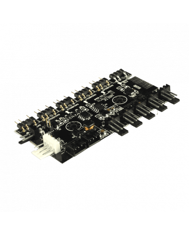 CONTROLADOR GAMEMAX PWM-RAINBOW INTERFAZ DE VENTILADOR V2.0 COOLER