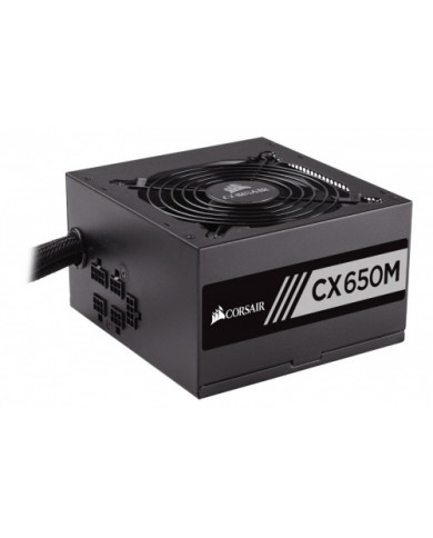 FUENTE DE PODER CORSAIR CX650 80P BRONZE FUENTE DE PODER CORSAIR CX650 80P BRONZE