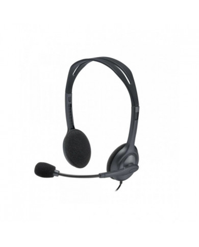 HEADSET LOGITECH H111 NEGRO 3.5mm ESTEREO MULTIUSO