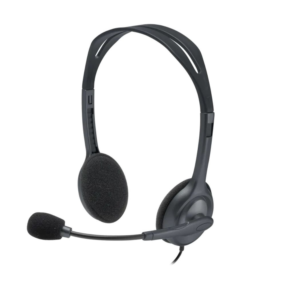 HEADSET LOGITECH H111 NEGRO 3.5mm ESTEREO MULTIUSO
