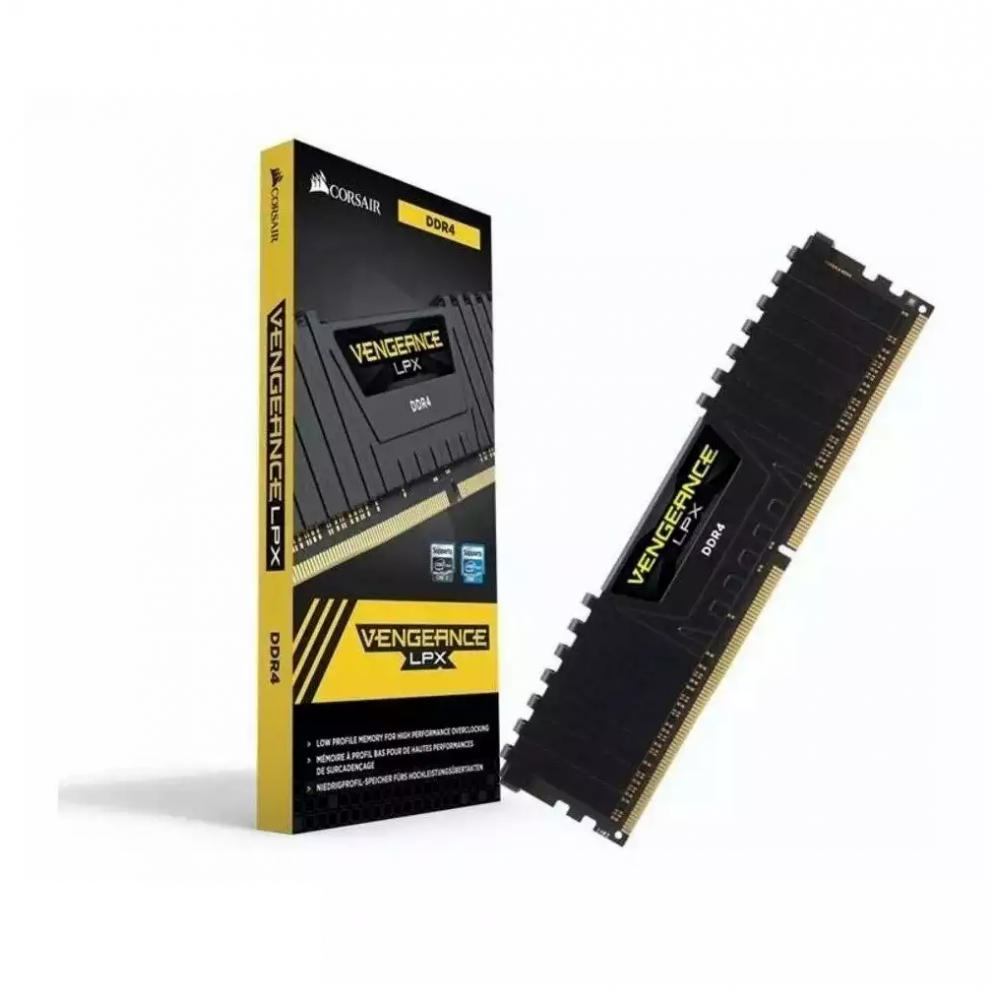 MEMORIA CORSAIR 8 GB 3000MHz DDR4 VENGEANCE NEGRA