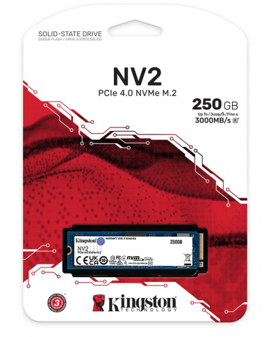 DISCO DURO KINGSTON 250GB NV2 M.2 PCIe4.0