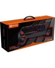 HEADSET HP DHE-8010 USB+3.5 mm LED AZUL