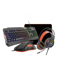 DESKTOP KIT MEETION MT-C505 4-1 USB BACKLIT TEC+MOU+HEADSET+PAD