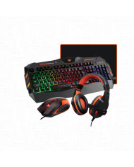 DESKTOP KIT MEETION MT-C500 USB 4-EN-1 BACKLIT TEC-MOU-HEADPHONE/PAD