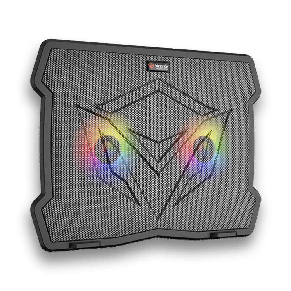 COOLING PAD MEETION MT-CP2020 RGB NEGRO 2FAN