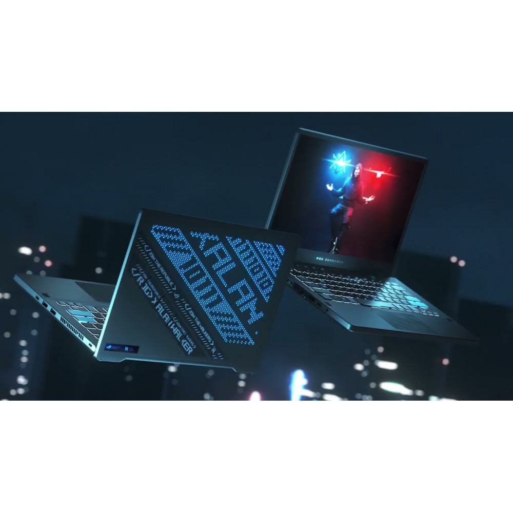 LAPTOP ASUS GA401QEC-K2064T / RYZEN 9-5900HS / 16GB RAM / 1TB SSD / VIDEO 4GB RTX 3050ti / 14" WQHD WV / ALAN WALKER