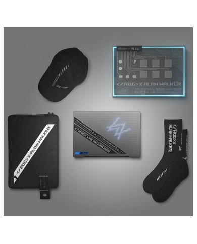 LAPTOP ASUS GA401QEC-K2064T / RYZEN 9-5900HS / 16GB RAM / 1TB SSD / VIDEO 4GB RTX 3050ti / 14" WQHD WV / ALAN WALKER