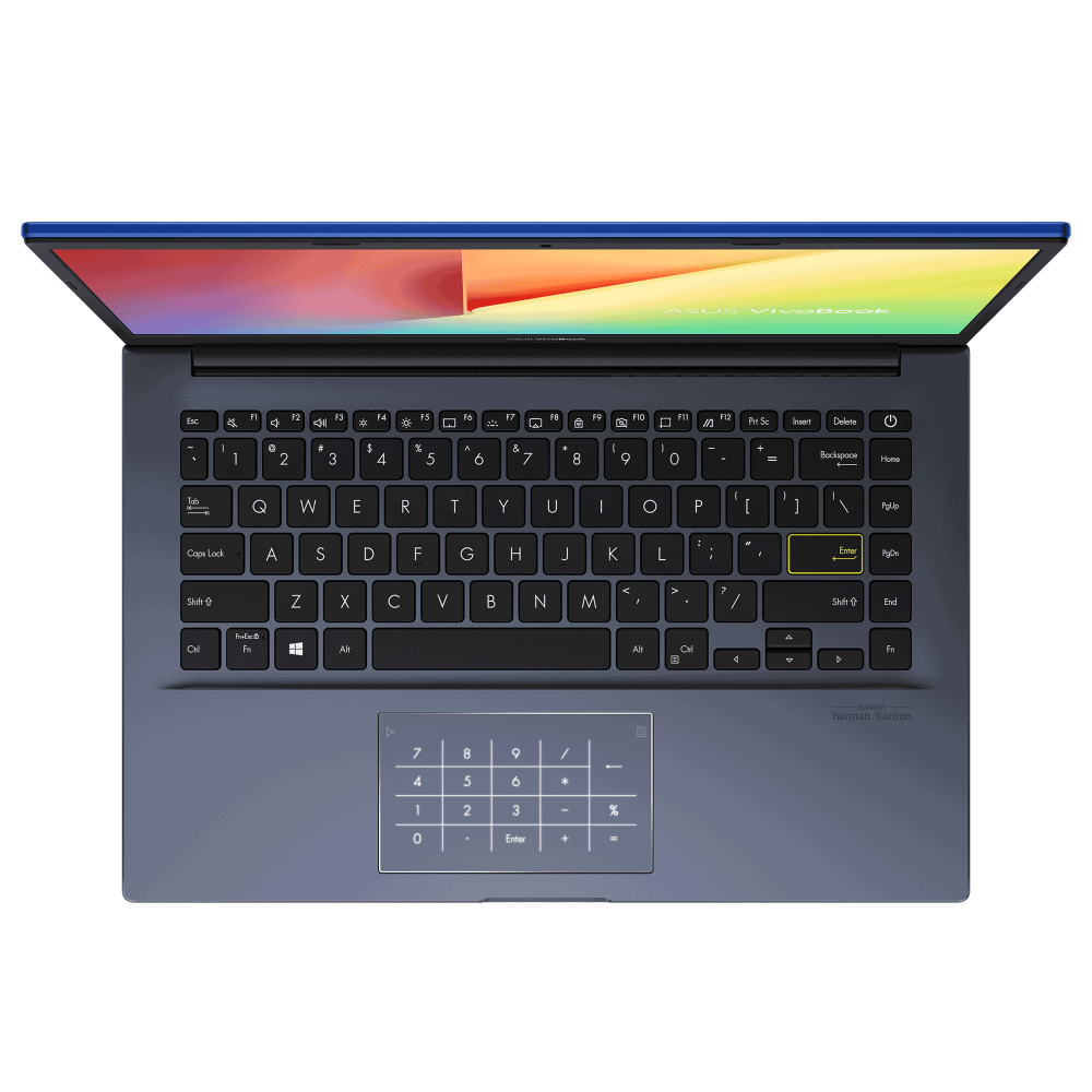 LAPTOP ASUS X413EA-EB2074 / CORE i5-1135G7 / 8GB RAM / 256GB SSD / PANTALLA 14" FHD IRIS Xe / AZUL COBALTO