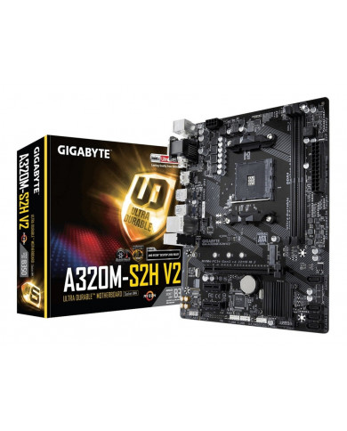MAINBOARD GIGABYTE A320M-S2H V2 AM4 2DDR4
