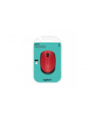 MOUSE LOGITECH M170 ROJO/NEGRO WIRELESS