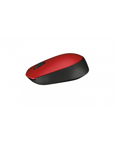 MOUSE LOGITECH M170 ROJO/NEGRO WIRELESS