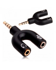 ADAPTADOR BIFURCADOR ESTEREO AUDIFONO - MICROFONO