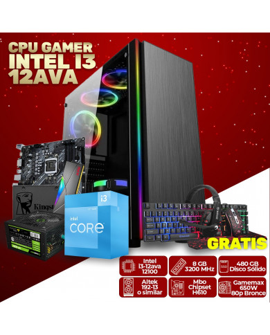 COMBO CORE i3 12AVA / 8GB RAM / 480GB SSD / 650W