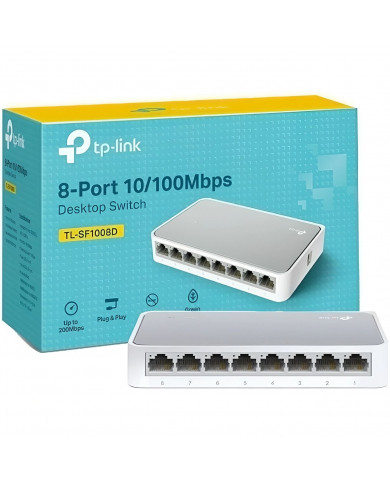 SWITCH TP-LINK LS1008 8-PUERTOS GIGABIT 10/100Mbps DESKTOP LITEWAVE / 1730502151