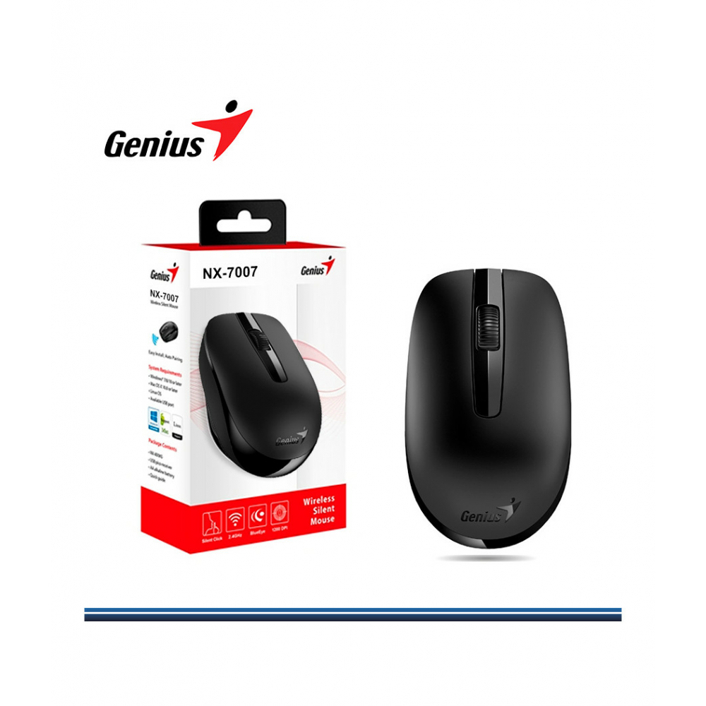 MOUSE GENIUS NX-7007 WIRELESS NEGRO