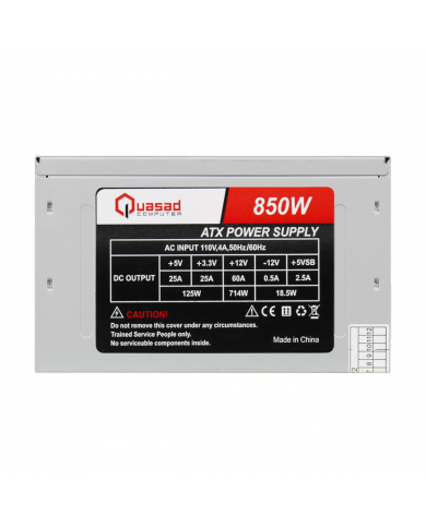 FUENTE DE PODER QUASAD 850W 24-4PIN