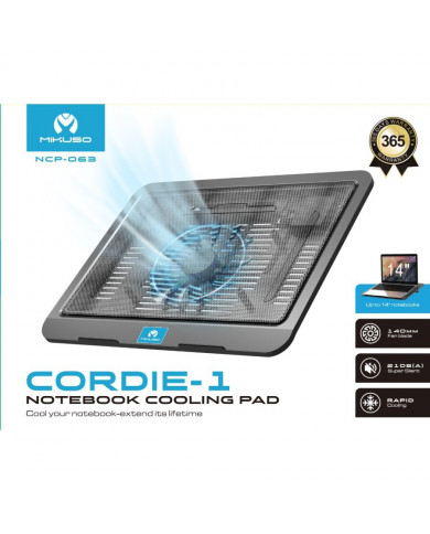 COOLING PAD NCP-063 MIKUSO CORDIE-1 140MM 1FAN / 22-01-021