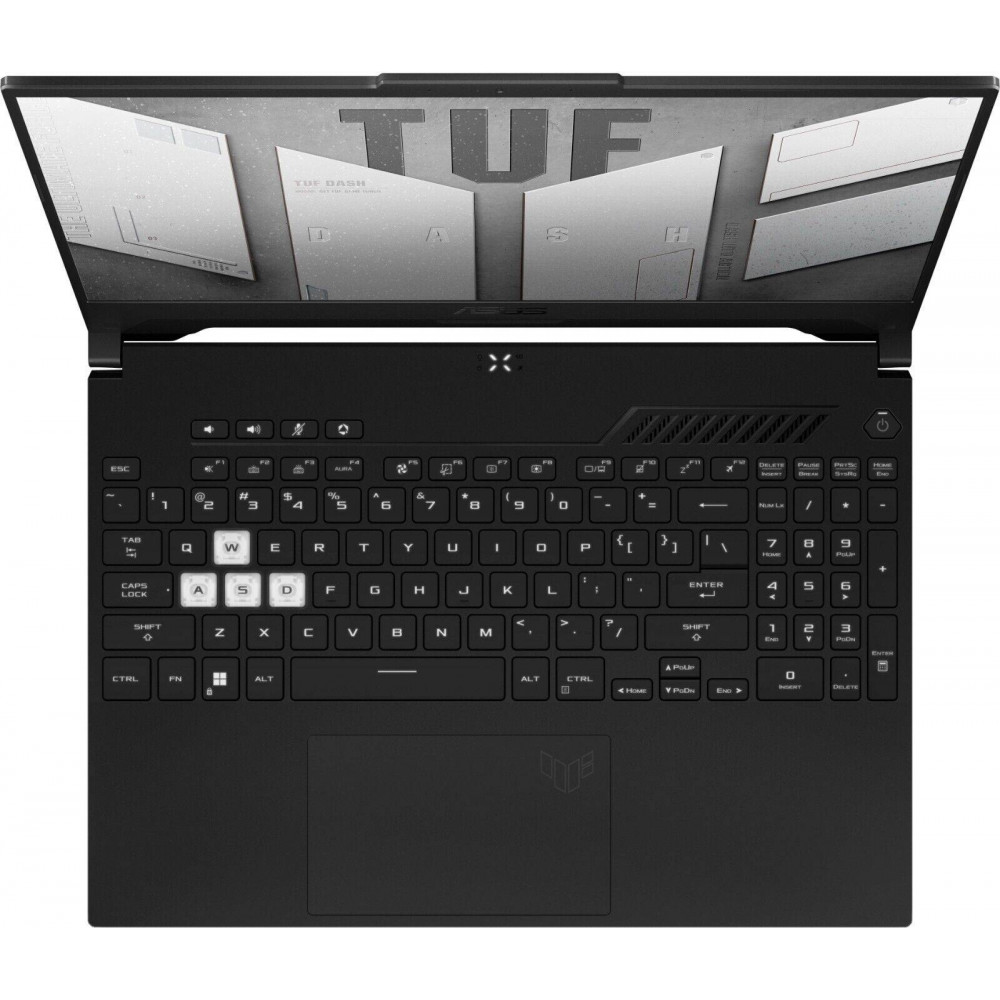 LAPTOP GAMER ASUS FX517ZR-F15 TUF DASH F15/ CORE i7-12650H / 16GB RAM / 512 GB SSD SOLIDO / VIDEO 8GB RTX3070 / 15.6" FHD LAPTOP GAMER ASUS FX517ZR-F15 TUF DASH F15/ CORE i7-12650H / 16GB RAM / 512 GB SSD SOLIDO / VIDEO 8GB RTX3070 / 15.6" FHD