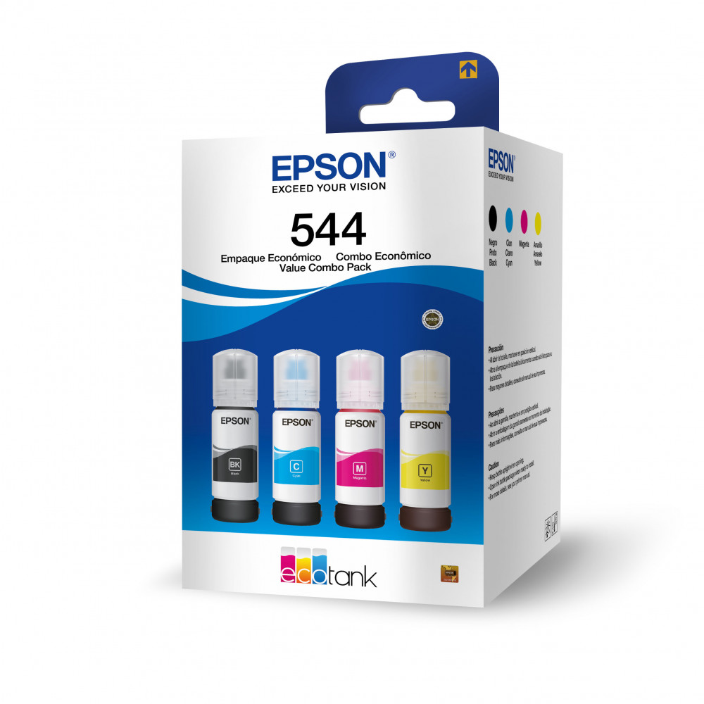 TINTA EPSON T544 PACK (BK, C, M, Y) ORIGINALES