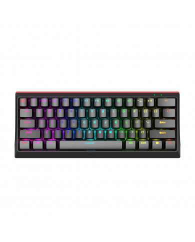 TECLADO  MECANICO MARVO KG962WH USB MECH (60%) RED SWITCH