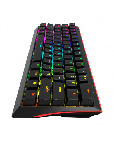TECLADO  MECANICO MARVO KG962 EN-R USB MECH (60%) RED SWITCH