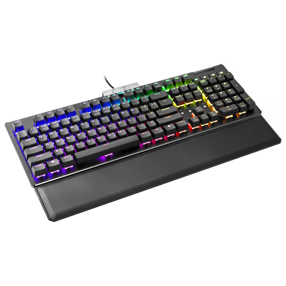 TECLADO  MECANICO EVGA Z15 USB MECH + SWITCH LINEAR RGB